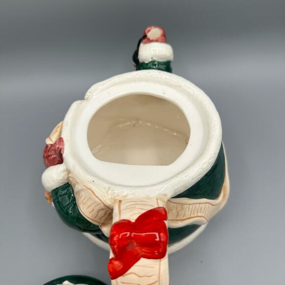 Vintage Santa Claus Tea Pot Christmas Decor - Picture 3 of 8